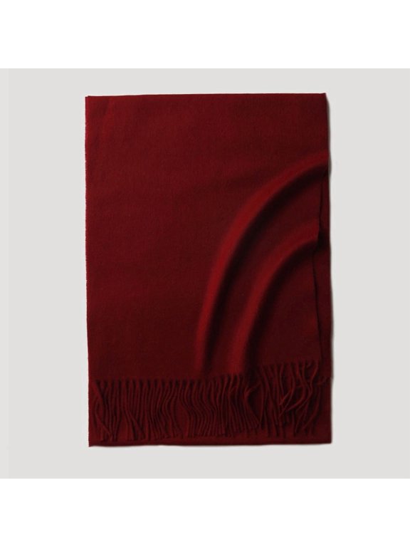 Solid Color Lamb Wool Scarf, Oversized Winter Wrap, 100% Wool Shawl in several Colors,32*190cm,14