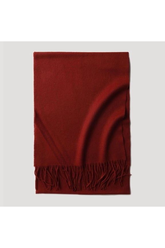 Solid Color Lamb Wool Scarf, Oversized Winter Wrap, 100% Wool Shawl in several Colors,32*190cm,9