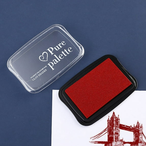 Solid Color Large Size Ink Pad for Stamp DIY Crafts Scrapbooking Rubber Inkpads