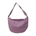 thumbnail image 1 of Solid Color Large Tote Bag for Women, Waterproof Nylon Crossbody Shoulder Bag, Lightweight Spacious Daily Bag for Work and Commute, Versatile Casual Purse with Comfortable Strap, Practical Gift, 1 of 6