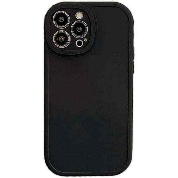 Solid Color Matte Soft for iPhone Case (Black,iPhone 12 Mini)