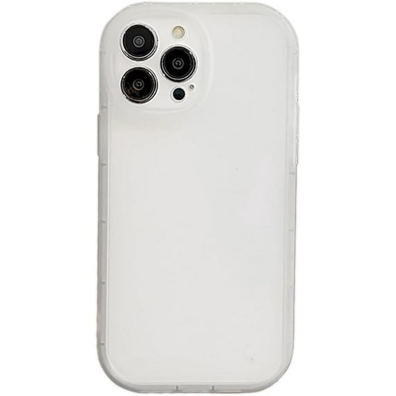 Solid Color Matte Soft for iPhone Case (Clear,iPhone 14 Pro)