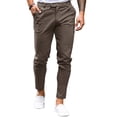 thumbnail image 1 of Solid Color Men Casual Pencil Pants Long Trousers, 1 of 4