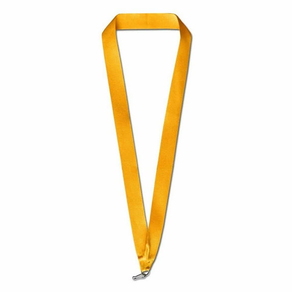 Solid Color Neck Ribbons - Gold