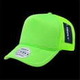 thumbnail image 1 of Solid Color Neon Trucker Caps, Green, 1 of 1