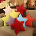 thumbnail image 1 of Solid‑Color Orange Five‑Pointed Star Throw Pillow 18×18 Inch, Soft Short Plush Star Cushion, Decorative Sofa Bed Chair Back Pillow for Holiday Party Home Decor Gift, 1 of 7