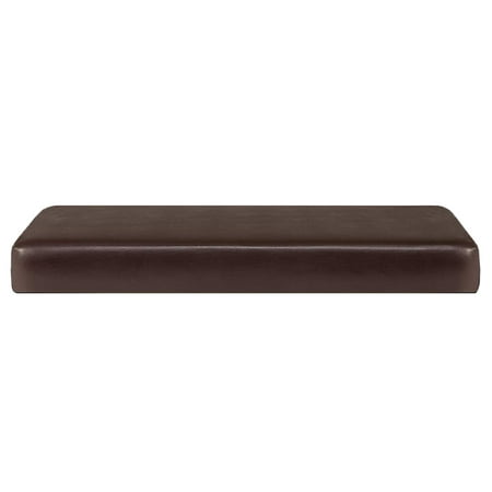 Solid Color PU Leather Sofa Couch Seat Cushion Cover Stretch Seater