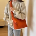 thumbnail image 1 of Solid Color Padded Crossbody Bag, Small Nylon Messenger Bag, Large Capacity Commute Shoulder Bag, Women Casual Handheld Purse, Holiday Fashion Gift, 1 of 5