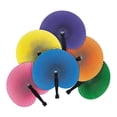 thumbnail image 1 of Fun Express Solid-Color Paper Fans Decorations, 12-Piece Set, 1 of 4