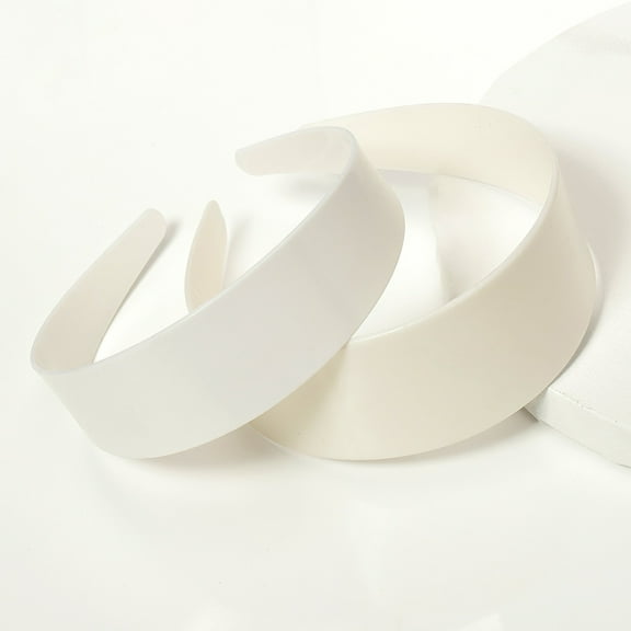 Solid Color Plastic Wide Headband