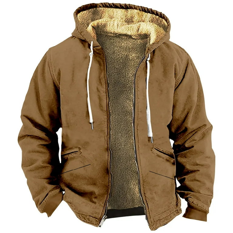 Solid Color Printed Zipper Hoodies 80s 90s Winter Clothing Fashion Hooded Jacket Walmart