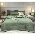 thumbnail image 1 of Solid Color Quilt Lightweight Comforter Summer Quilt Soft Bedspread For King Twin Full Size Bed Washable Quilts Quilted Blanket For All Season, 1 of 5