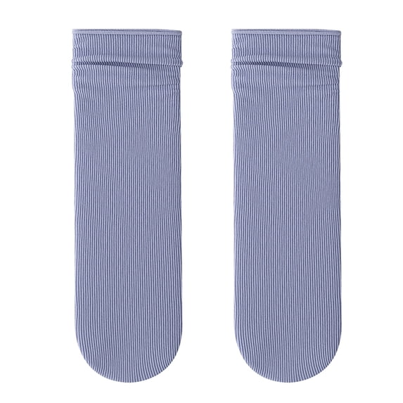 Solid Color Ribbed Slouch Mid‑Calf Socks JIANLAI Soft Stretchy Cuffed Stackable Crew Socks Multi‑Macaron‑Tone Casual Socks Loose Foldable Cuff Socks