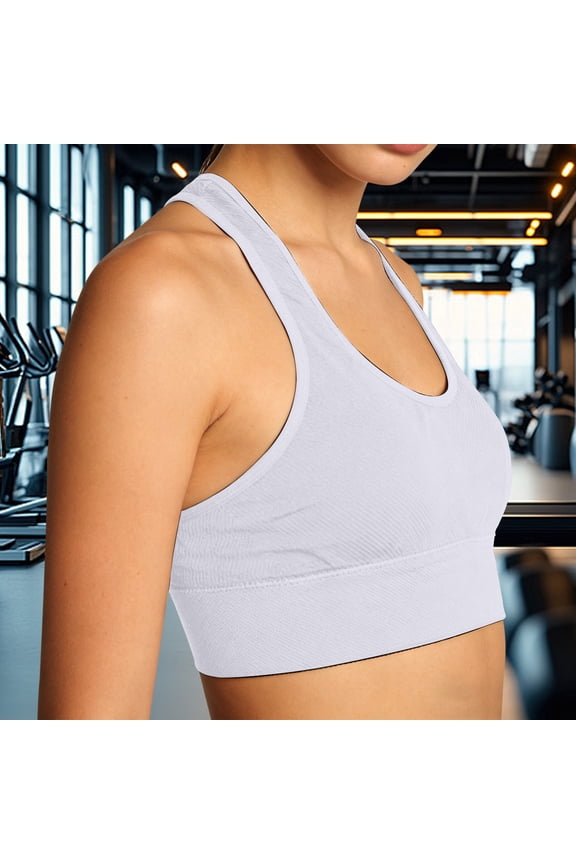 Solid Color Ribbed Tank Top for Everyday Casual Wear Featuring a Crew Neck and Cropped Length Expressing Effortless Style, S, White