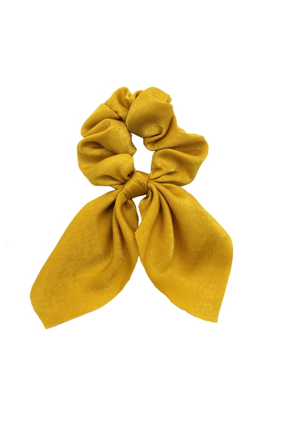 Solid Color Satin Hair Band - Rabbit Ears, Cloth, for Women Girls Party Decor