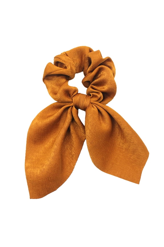 Solid Color Satin Hair Band - Rabbit Ears, Cloth, for Women Girls Party Decor