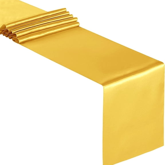 Solid Color Satins Table Runners Perfect for Buffets and Special Occasion