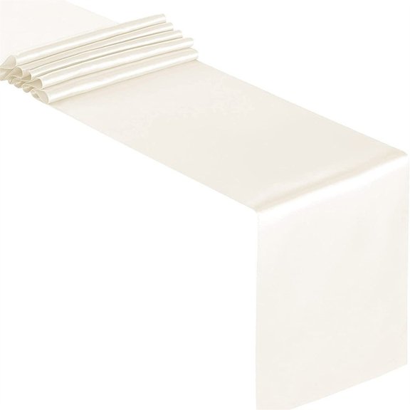 Solid Color Satins Table Runners Perfect for Buffets and Special Occasion