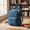 thumbnail image 1 of Solid Color Schoolbag Large Capacity Backpack for Students Daily Use, 1 of 6