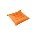thumbnail image 1 of Solid Color Seat Cushion Thickened Chair Pad Soft Brushed Fabric for Dining Room and Office Orange, 1 of 5