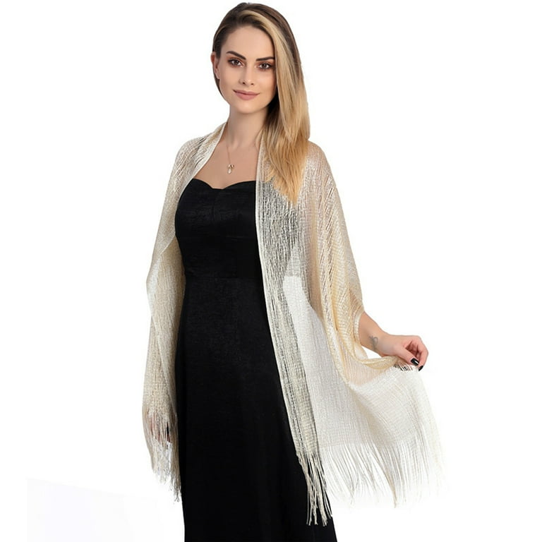 Solid Color Shawls and Wraps for Evening Dresses Wedding Shawl Wrap Scarf for Women Walmart