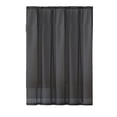 thumbnail image 1 of Solid Color Sheer Curtains with Rod Pocket | Semi-Transparent Polyester Gauze Panel | 52x63 Inches | Black, White, Gray, Pink, Navy Options, 1 of 6
