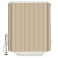 thumbnail image 1 of Solid Color Shower Curtain, 66" x 72", Light Khaki Waterproof Bathroom Curtain Washable Shower Curtain Set with 12 Hooks, 1 of 6