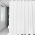 thumbnail image 1 of Solid Color Shower Curtain, Waterproof Fabric Bathroom Curtain, With Hooks, Simple Modern Design, Reinforced Grommets, For Tub, Toilet, Closet, Home, Hotel, 1 of 6