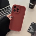 thumbnail image 1 of Solid Color Silicone Phone Case Compatible With IPhone 14/15 Pro Max Case For Iphone 11/12/13 Case All Inclusive Protection, 1 of 8