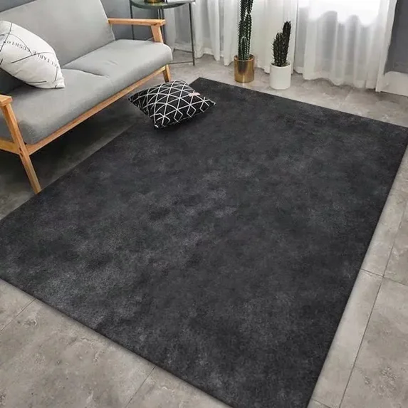 Solid Color Simple Living Room Carpets Light Luxury Art Rugs for Bedroom r Large Size Lounge Mat Thi