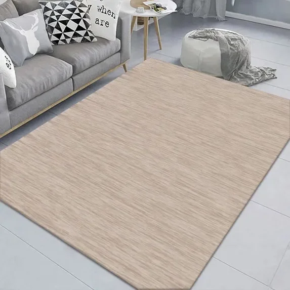 Solid Color Simple Living Room Carpets Light Luxury Art Rugs for Bedroom r Large Size Lounge Mat Thi