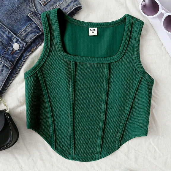 Solid Color Sleeveless Top for Kids - Breathable Casual Sportswear for Boys and Girls