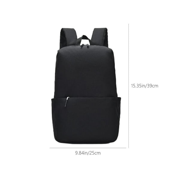 Solid Color Small Backpack - Men's And Women's Casual Shoulder Bag - Outdoor Travel Backpack - Large Capacity Backpacks