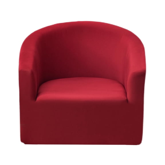 Solid Color Sofa Slipcovers Washable with Arms And Seat for Home Bedroom , Red