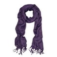 thumbnail image 1 of Solid Color Soft Viscose Stardust Scarf with Glitter Threads, 1 of 3