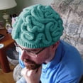 thumbnail image 1 of Solid Color Spoof Brain Hat Hand Knitted Color Fashionable Casual Brain Hat French Hats Women 90 S Hats Women Women French Wool Hats Women Women Large Hat Women Hats French Style French Outfit Women, 1 of 3