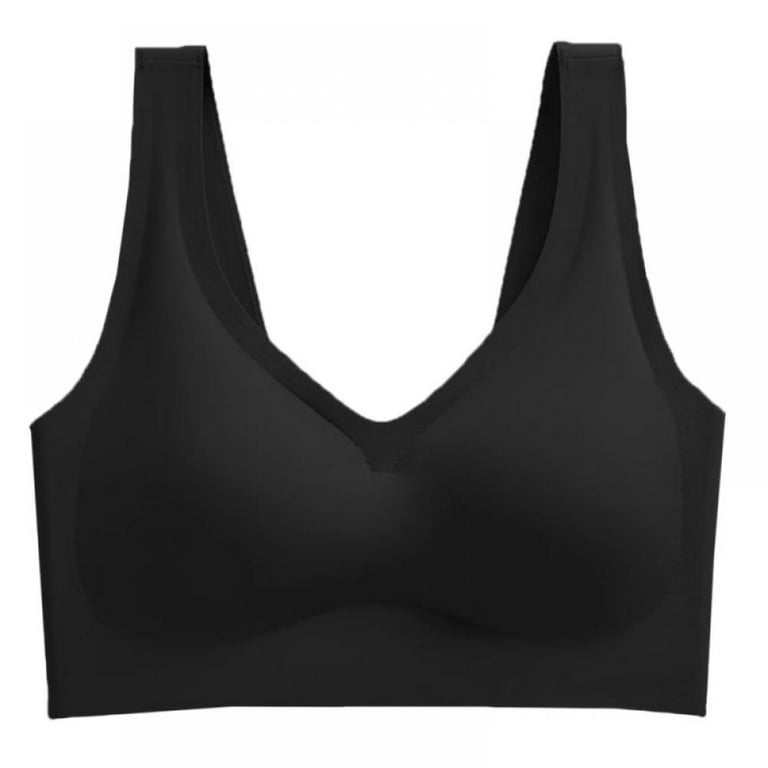 Women's Genie Bra Seamless 3-Pack - Solid Color Comfort Sports Bras