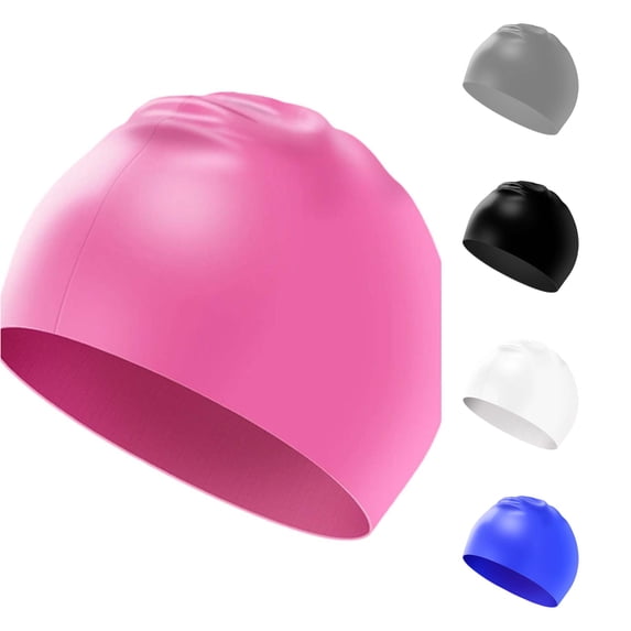 Solid Color Sports Comfortable and Highly Elastic Swimming Caps for Boys and Girls (5Y 12Y) Kids Gear 5Y-12Y