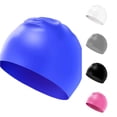 thumbnail image 1 of Solid Color Sports Comfortable and Highly Elastic Swimming Caps for Boys and Girls (5Y 12Y) Kids Gear 5Y-12Y, 1 of 5
