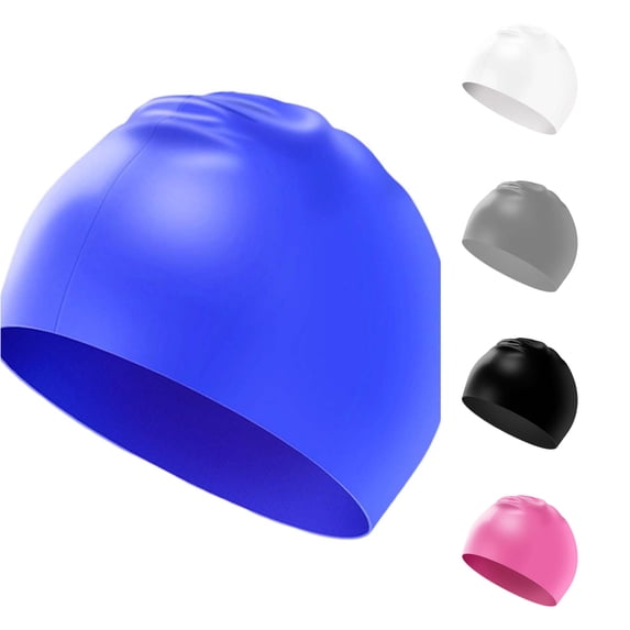 Solid Color Sports Comfortable and Highly Elastic Swimming Caps for Boys and Girls (5Y 12Y) Kids Gear 5Y-12Y