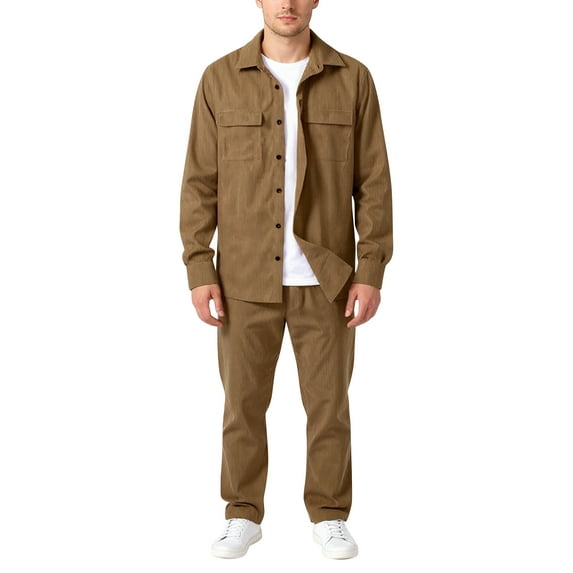 Solid Color Sports Suit, And Casual For Men