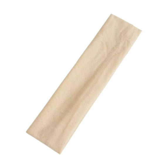 Solid Color Stretch Headband for Sports and Yoga, Sweat Absorbing Unisex Hairband Set