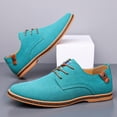 thumbnail image 1 of Solid Color Suede Lace-Up Casual Oxford Shoes, 1 of 10