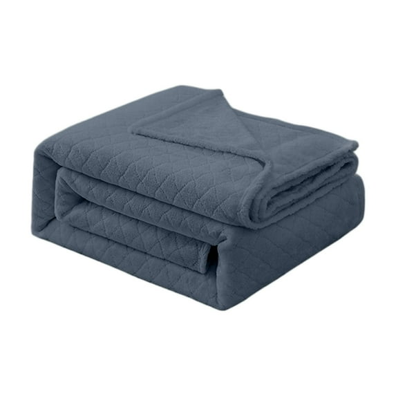 Solid Color Summer Cooler Quilt Blanket Soft Comfortable Plush Bed Blanket Lightweight Bed Breathable For All Season