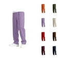 thumbnail image 1 of Solid Color Sweatpants Boys Casual Pants Elastic Waist Drawstring Loose Fit Wide Leg Joggers Sweatpants For Kids Comfortable Long Pants For Daily Wear Boys Pants, 1 of 5