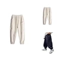 thumbnail image 1 of Solid Color Sweatpants Boys Pants Drawstring Elastic Sweatpants Active Joggers Warm Sweatpants For Kids Boys' Pants, 1 of 4
