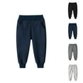 thumbnail image 1 of Solid Color Sweatpants Boys Thermal Pants Winter Warm Solid Color Joggers Casual Sports Trousers For Kids Toddler Youth Comfortable Pants for Boys, 1 of 4
