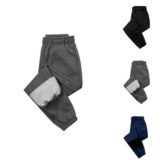 Solid Color Sweatpants Children's Autumn And Winter Outdoor Sports Pants With Solid Color Sweatpants Summer Clothes
