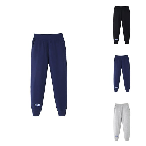 Solid Color Sweatpants Toddler Baby Boys Girls Solid Loose Trousers Pants Sport Pants Children's Pure Sanitary Pants Loose And Warm Ankle Length Pants Sports Pants Boys' Fashion