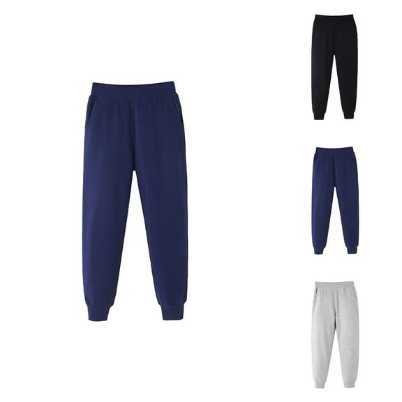 Solid Color Sweatpants Winter Toddler Baby Boys Girls Solid Loose Trousers Pants Sport Pants Boy Clothes